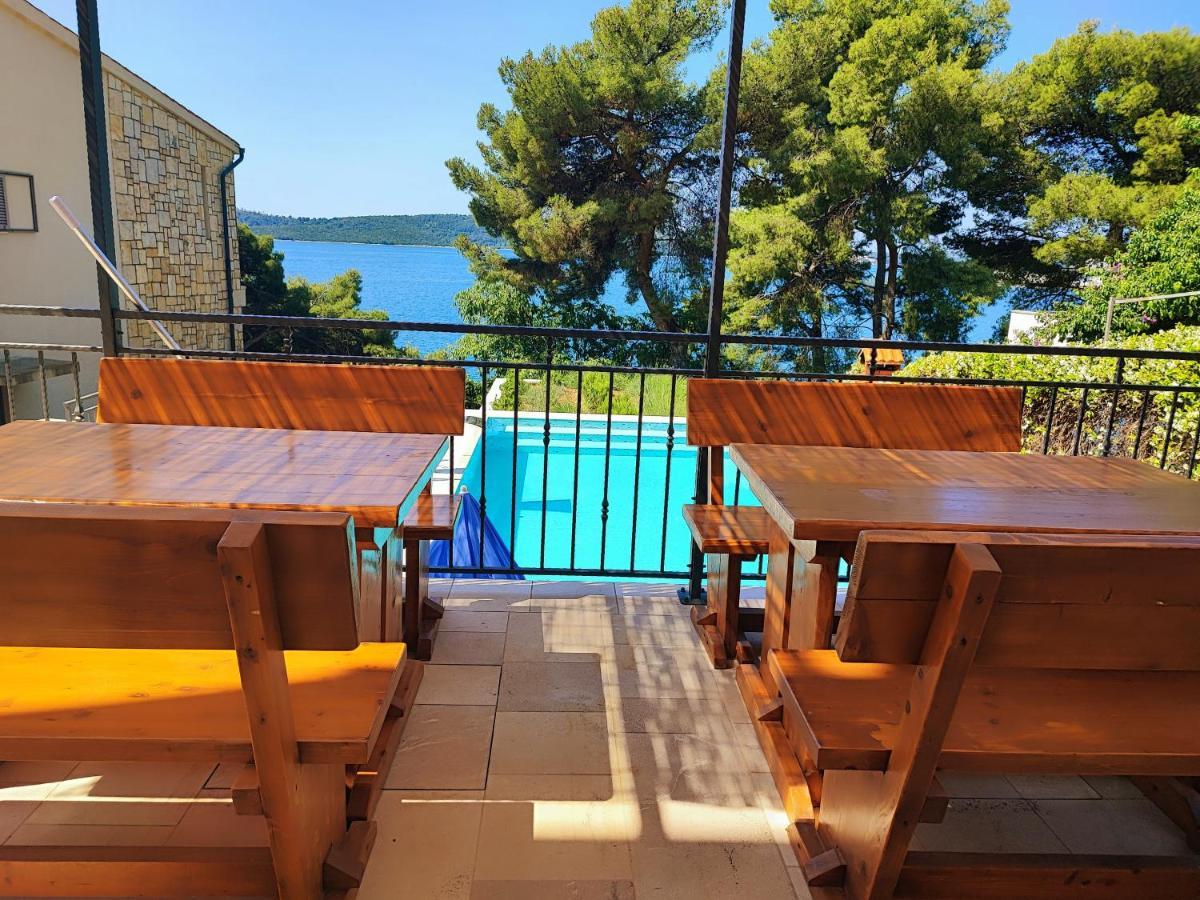 Villa Penava, Private Beach, Pool And 7Min To Трогир Экстерьер фото