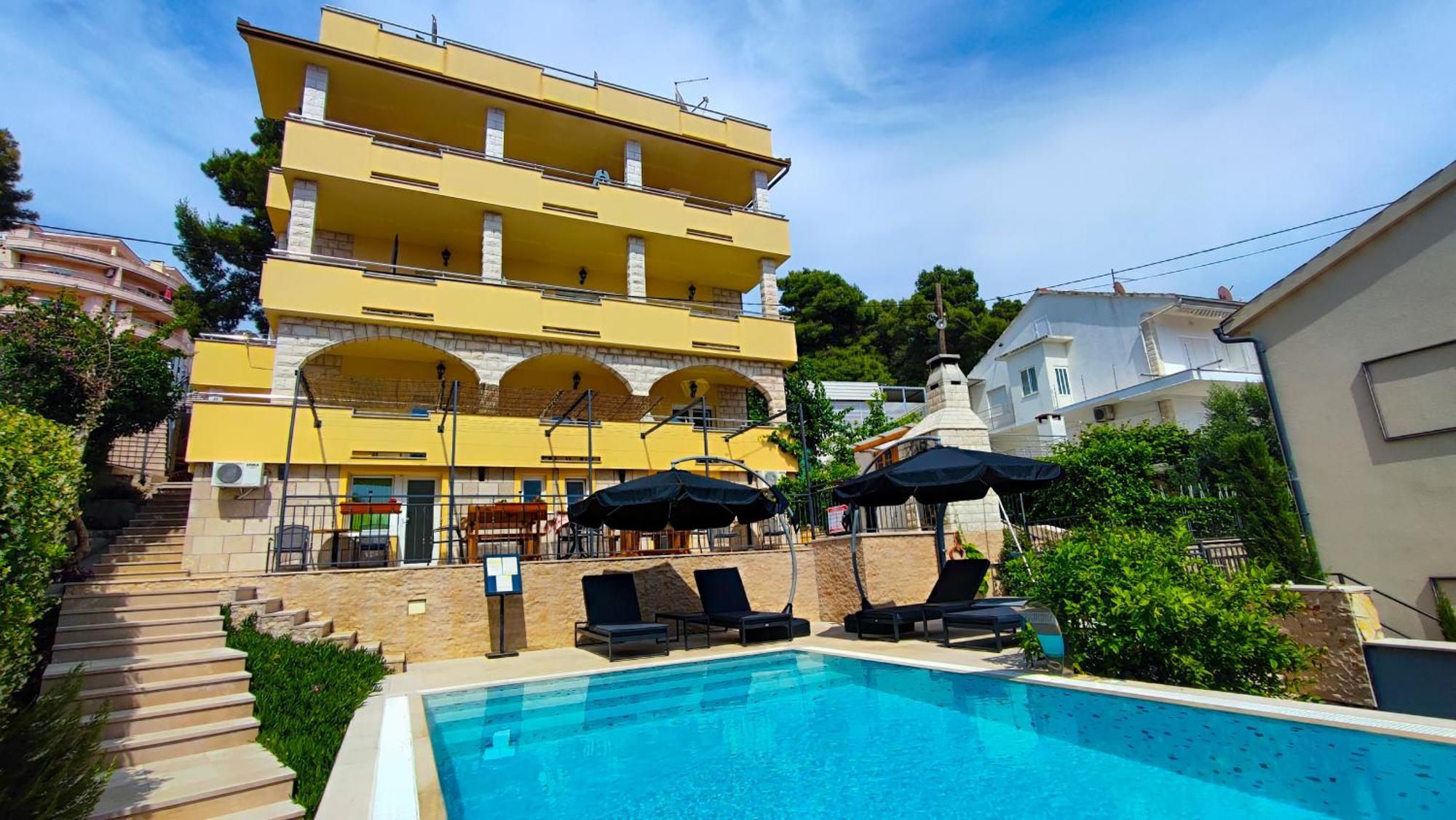 Villa Penava, Private Beach, Pool And 7Min To Трогир Экстерьер фото