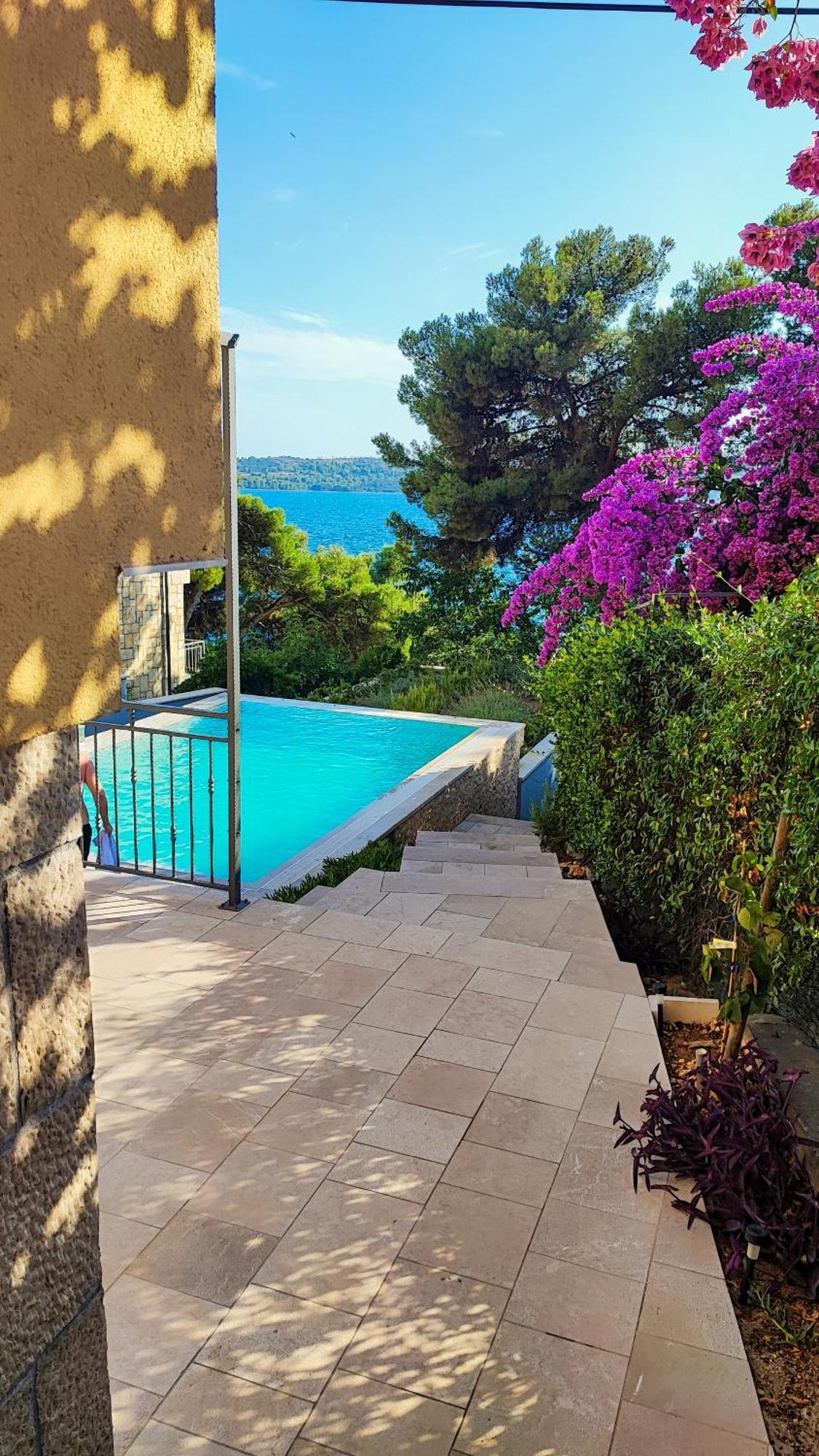Villa Penava, Private Beach, Pool And 7Min To Трогир Экстерьер фото
